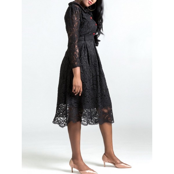 High Quality  Perspecitve Lace Dress 