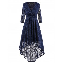 Ankle-Length Pullover Summer Women's Lace Dress 