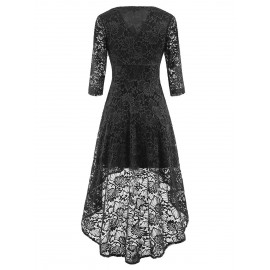 Ankle-Length Pullover Summer Women's Lace Dress